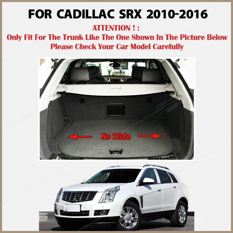 Car Trunk Mat For Cadillac SRX 2010 2011 2012 2013 2014 2015 2016 Cargo Liner Carpet Interior Parts Accessories