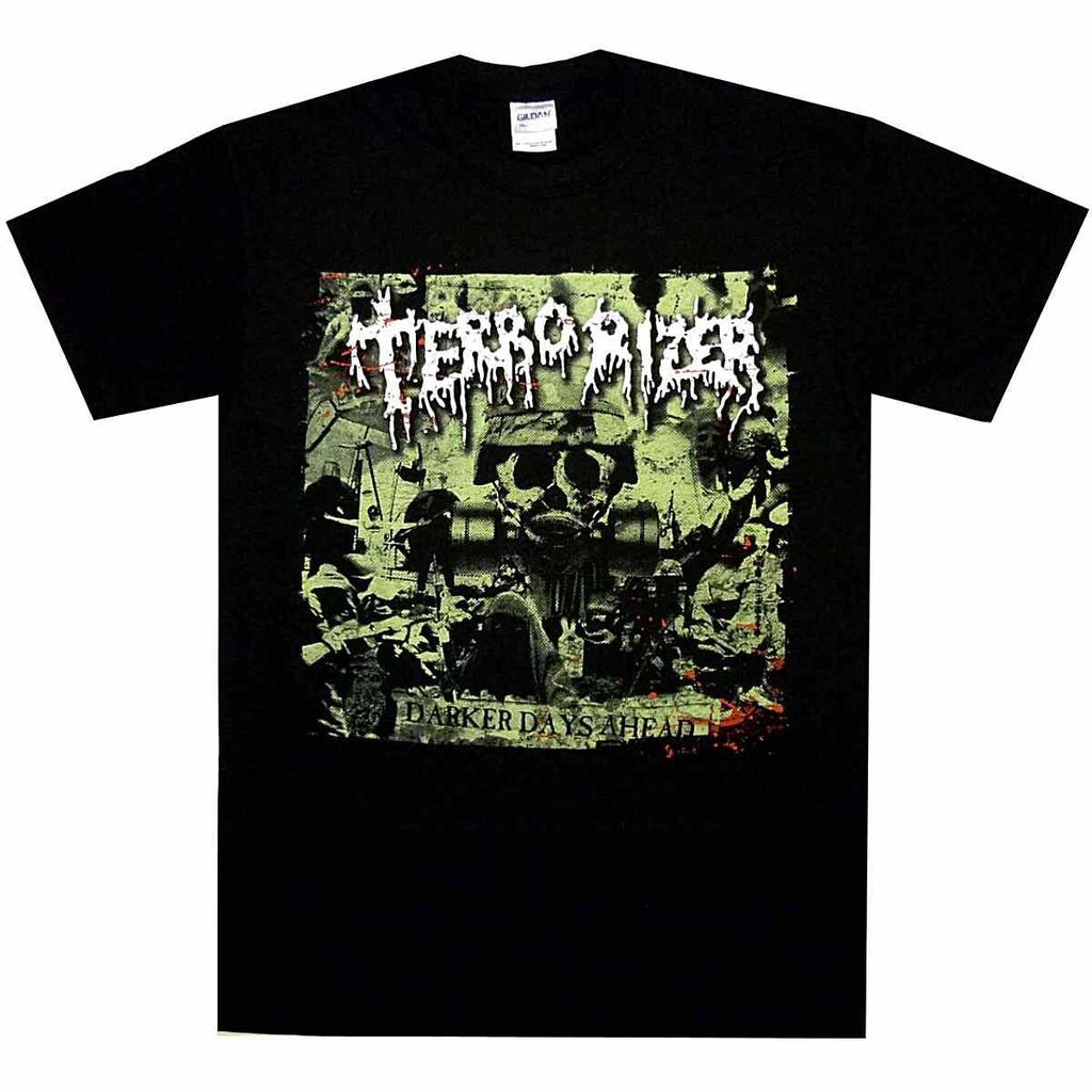 Terrorizer Darker Days Ahead Shirt S-XXL Death Metal Grindcore Official T-shirt