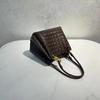 Hand Woven Tote Bag For Commuting  One Shoulder Crossbody Tote Bag
