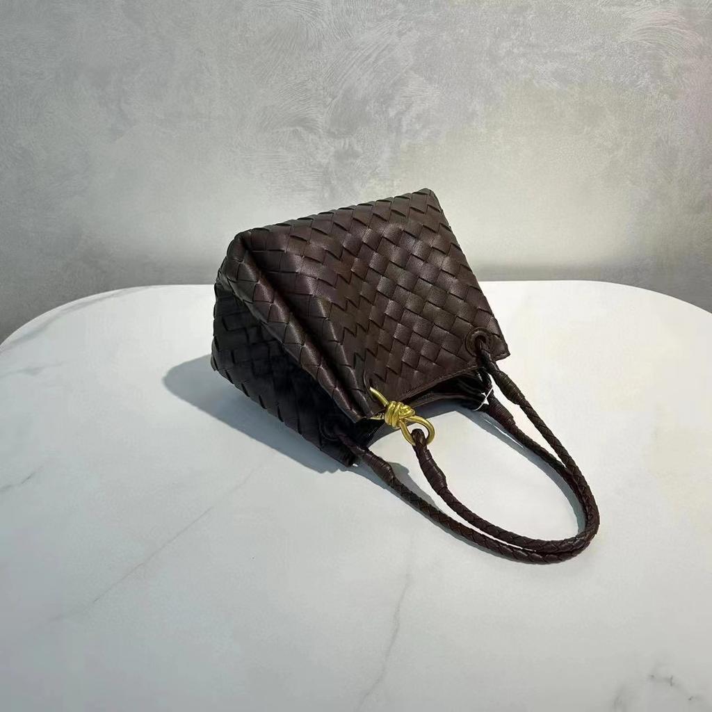 Hand Woven Tote Bag For Commuting One Shoulder Crossbody Tote Bag