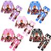 Kids Boys Girls Anime Cartoon Bad Guys Printed Casual Long Sleeves T-Shirt Pants Trousers Clothes Set