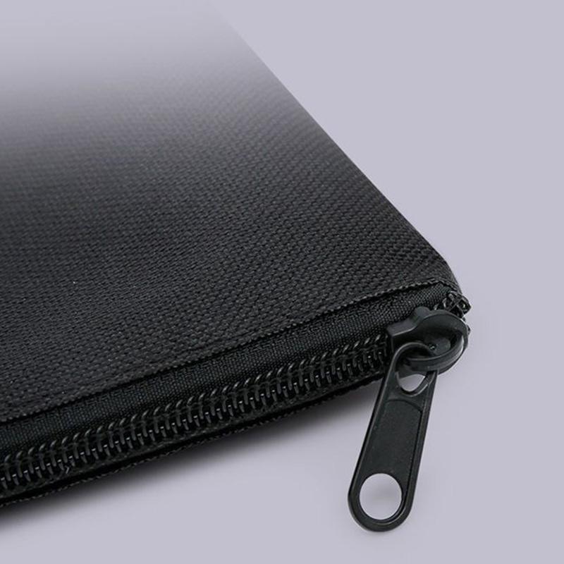 96x69CM Large Black Art Portfolio Bag Durable Canvas Storage Poster Painting Board Carry Handbag Art Students Organizer w/Pocket