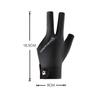 Anti Slip Breathable Billiards Gloves Comfortable Three Finger Snooker Player Gloves