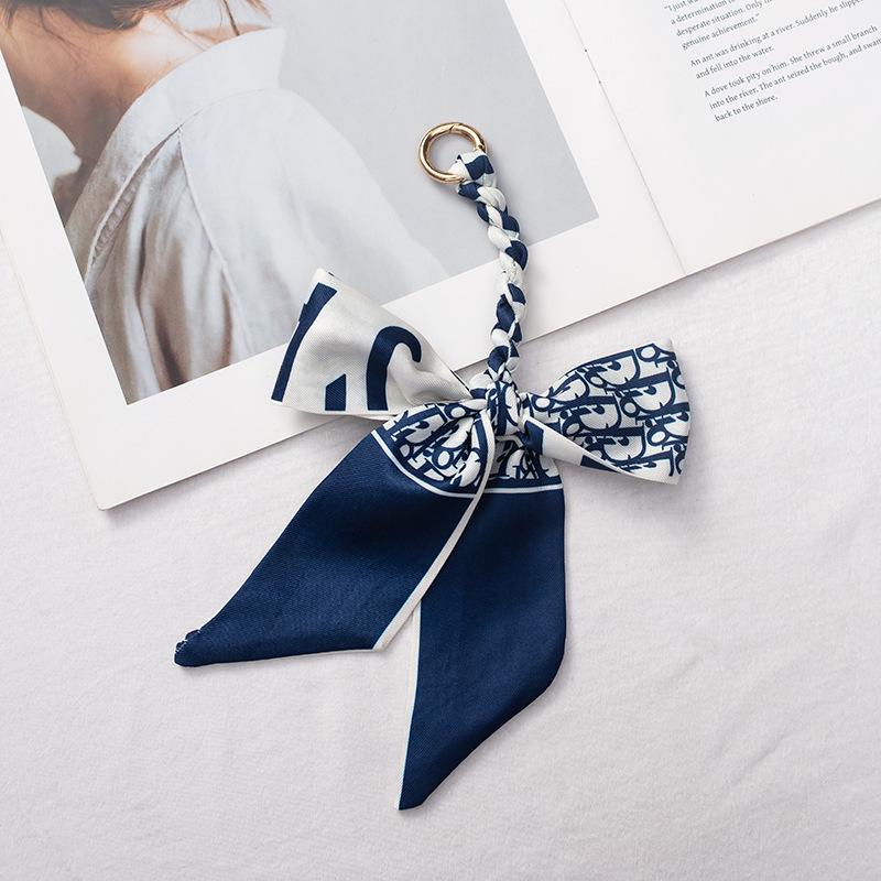 Detachable Bowknot Scarf Ribbon Bag Strap Charm