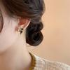 Korean Fashion Butterfly Stud Earrings for Women Elegant Sweet Wedding Party Jewelry Gifts
