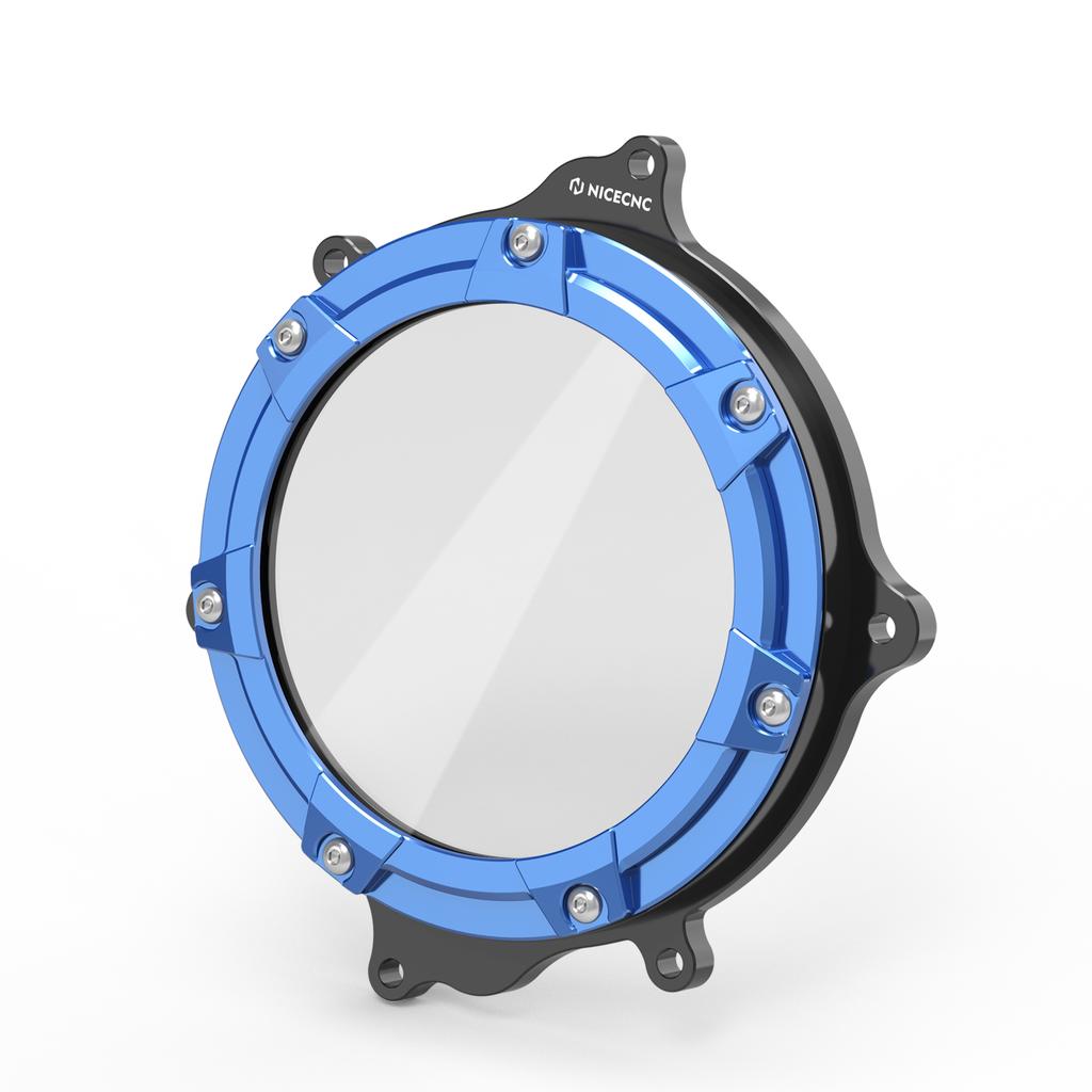 NICECNC 2000-2024 For Suzuki DRZ400SM DRZ400S DRZ400E DRZ400 DR-Z 400 E S SM Water Pump Cover & Transparent Clutch Cover Guard