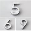 6 см 3D номер дома цифровая табличка с именем дверная табличка вывеска на выдвижном ящике дома покрытие номер двери пластиковая номерная этикетка отель домашний адрес табличка с номером дома