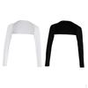 2 Pieces Elegant and White Women Long Sleeve Arm Cover Shrug Hijab Ramadan Modal