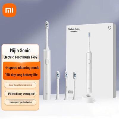 Звуковая электрическая зубная щетка Xiaomi Mijia T302, китайская вилка (адаптер в комплекте)