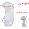 420D Boat Full Outboard Engine Cover Heavy Duty Grey Engine Motor Covers Protector For 6-225HP Waterproof