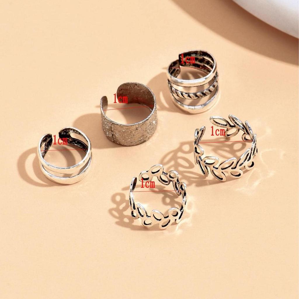 Набор из 5 кафф на ухо в европейском и американском стиле, не требующих пирсинга: Клипсы в форме листа класса люкс для роскошной универсальности