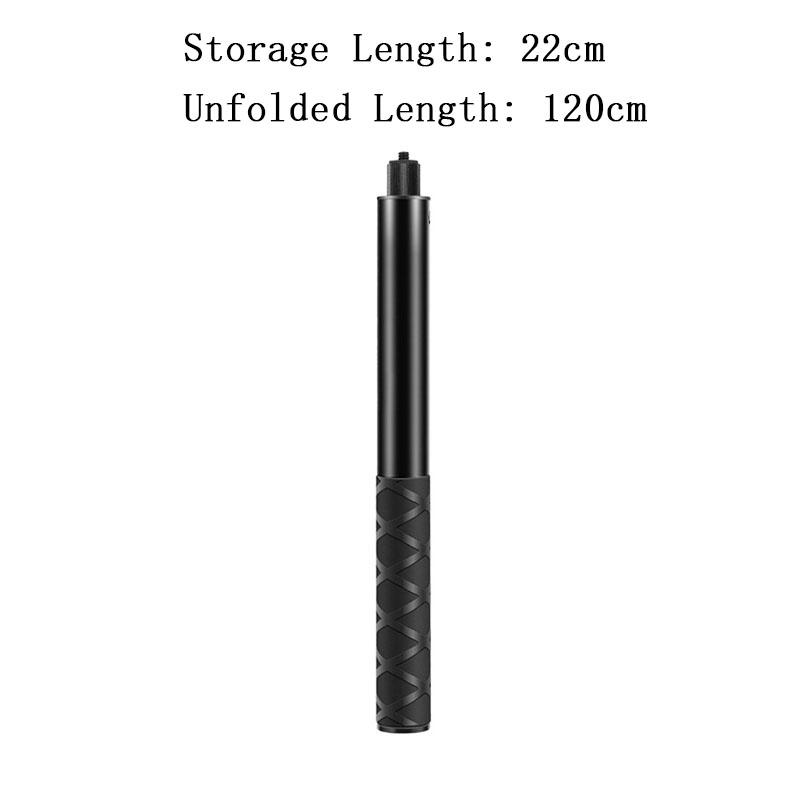 Extended Bundle Handle for Insta360 X5 X4 X3 X2 GoPro 12 11 10 9 DJI Action 4 3 SJCAM Camera Time Invisible Selfie Stick 7