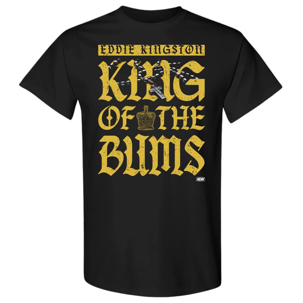 EDDIE KINGSTON KING OF THE BUMS AEW Official TShirt Unisex T-Shirt