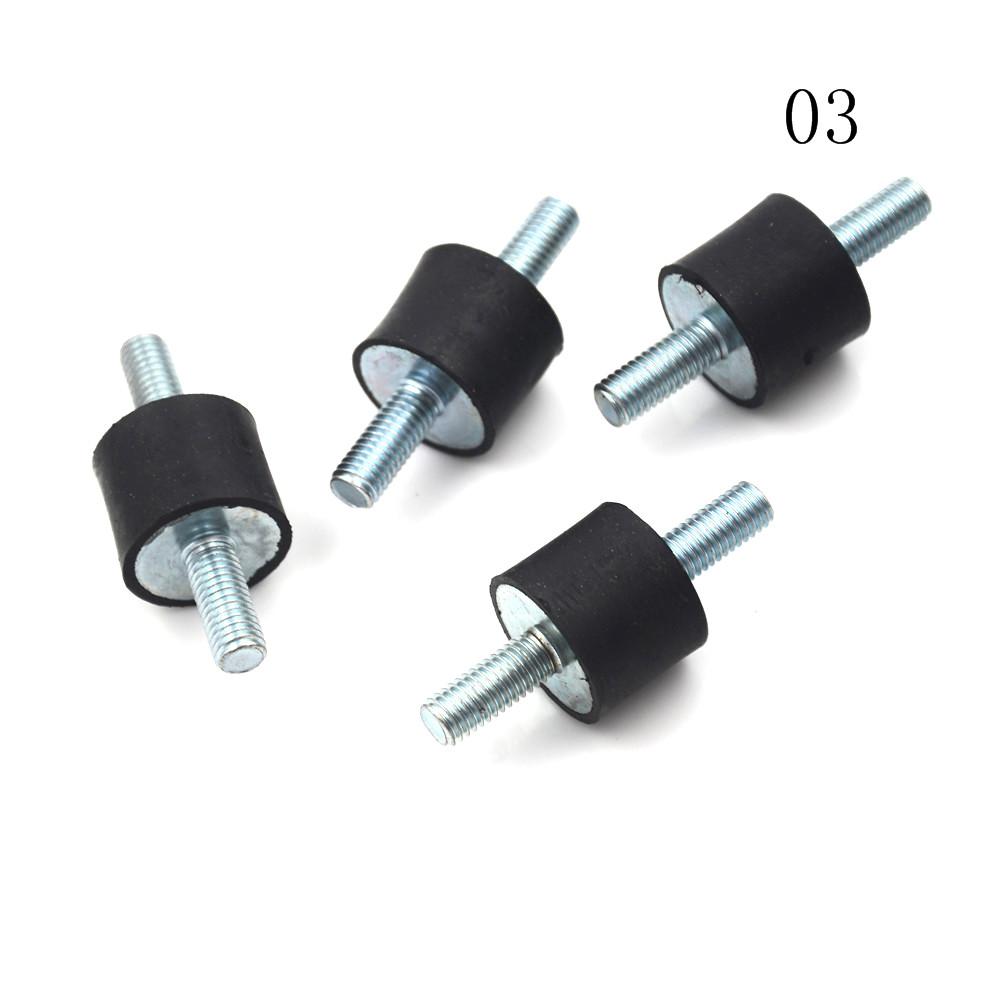 4pcs/lot M4 M5 M6 M8 4Size Anti Vibration Silentblock Boat Car Bobbin Rubber Mounts Male Tools Wholesale
