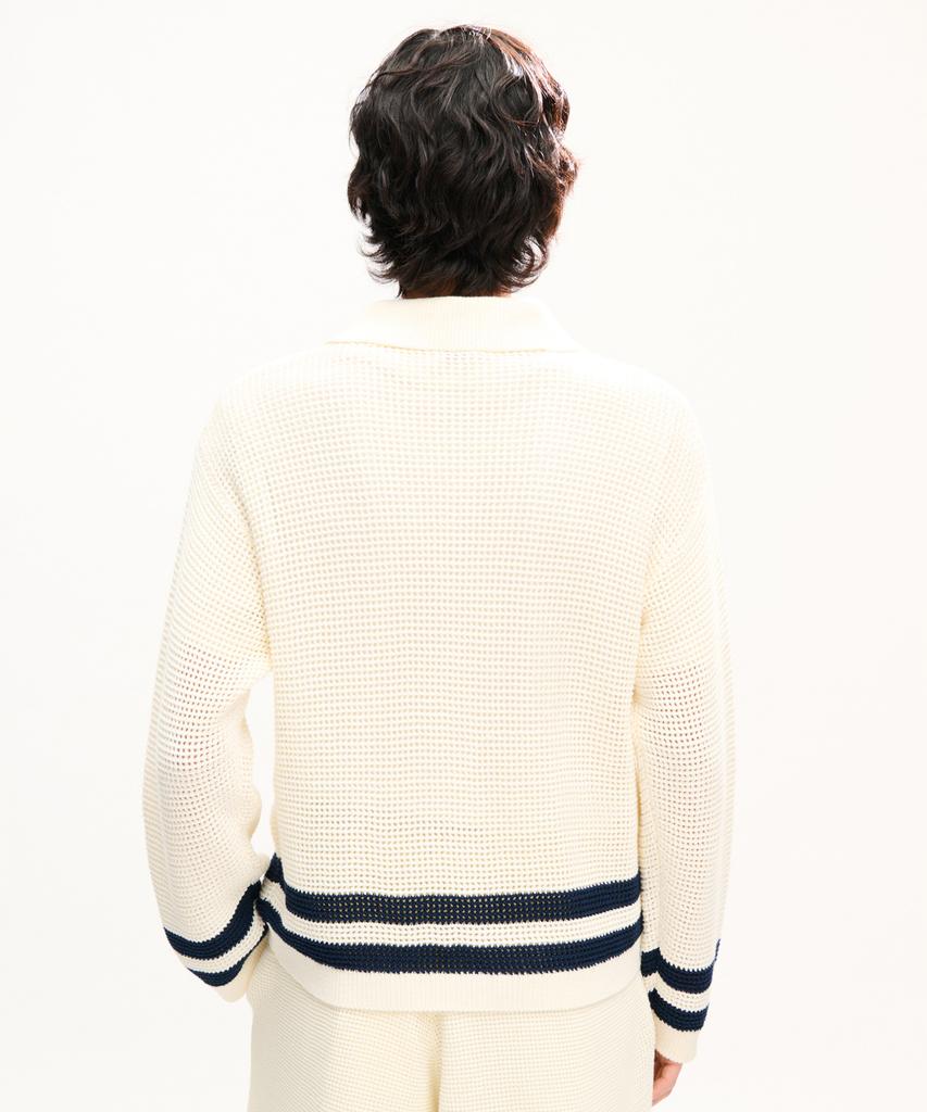 Kenzo Men'S Pre-Collection Crochet Cardigan_K263Amg102Whx