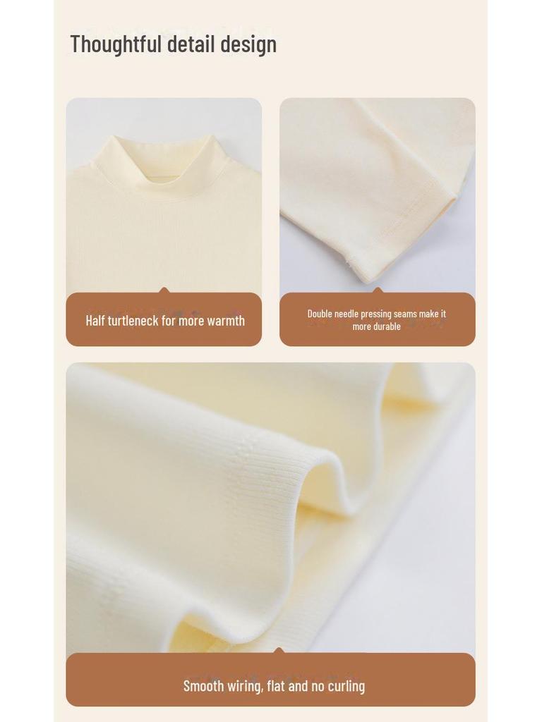 Женская рубашка облегающего кроя из смесовой шерсти со средним вырезом и длинными рукавами на осень/зиму