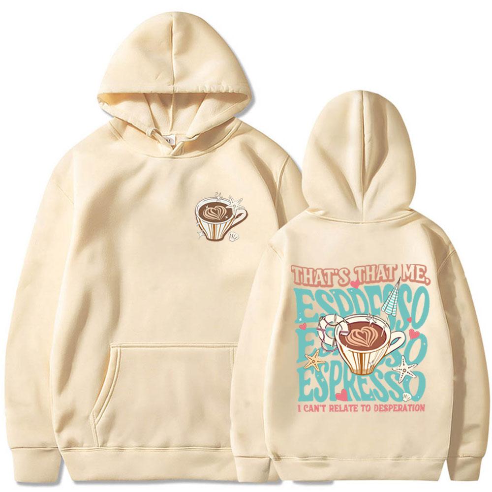 Худи Sabrina Carpenter Espresso Мерч с альбома Sabrina Carpenter Подарок для фаната Унисекс Харадзюку Лонгсливы