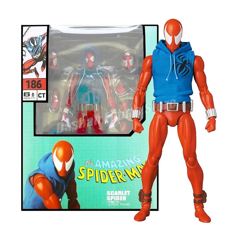 CT Toys Mafex 186 Алая Паутина Фигурка Действия Комикс Росомаха Человек-Паук Фигурка Коллекция Shf Удивительный Человек-Паук Модель Игрушки