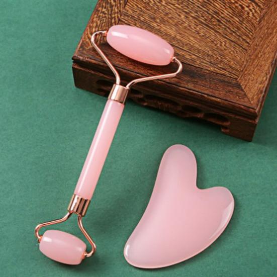 Набор роликов для массажа лица, инструмент для соскабливания кожи лица, шеи, глаз, инструмент для красоты, уменьшения отеков, устранения мелких морщин, оздоровительный ролик