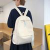 Школьный рюкзак New Campus Однотонный Рюкзак с кисточкой на веревке Простой Повседневный Универсальный Большая вместимость Утолщенный нейлон Студенческий школьный рюкзак