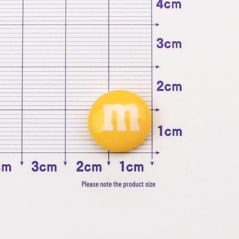 Набор для DIY из смолы с разноцветными M&M's: Чехол для телефона, Резинка для волос, Заколка для волос, Украшение, Наклейка на стакан для воды, Пенал