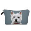Women Dog Print Cosmetic Bag Toiletries Organize Travel Storage Case 6774