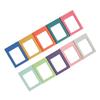 10Pcs 3 Inch Refrigerator Magnets Picture Frames Fridge Magnetic Photo Frame for File Cabinets Storage Cabinets