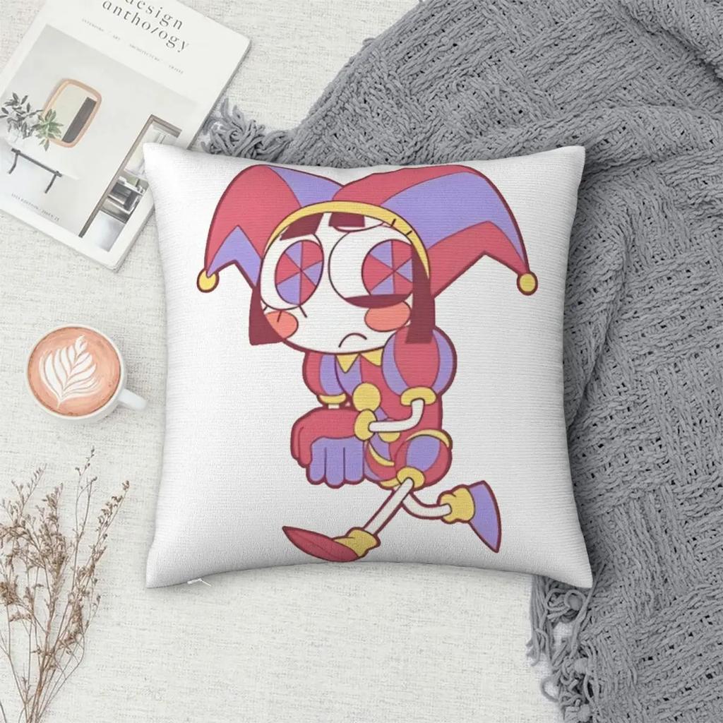 Pomni The Amazing Digital Circus Pillow Cases Cushion Covers Decorative Throw Pillow Case Cover for Sofa