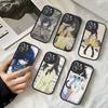 Watamote K-Kuroki T-Tomoko Кожаный Чехол Для Телефона На IPhone 16 15 14 13 12 11 Pro Max Plus Ударопрочный Чехол