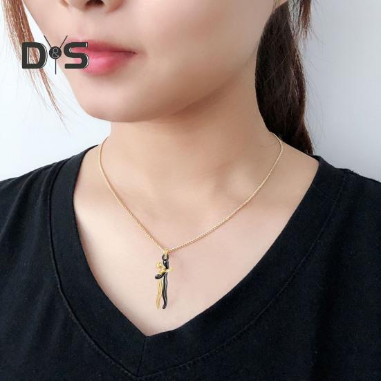 Ожерелье для объятий в виде пары, романтическое ожерелье с символом любви, подарок на годовщину Дня святого Валентина для жены, девушки, свиданий, повседневной одежды, украшения на шею