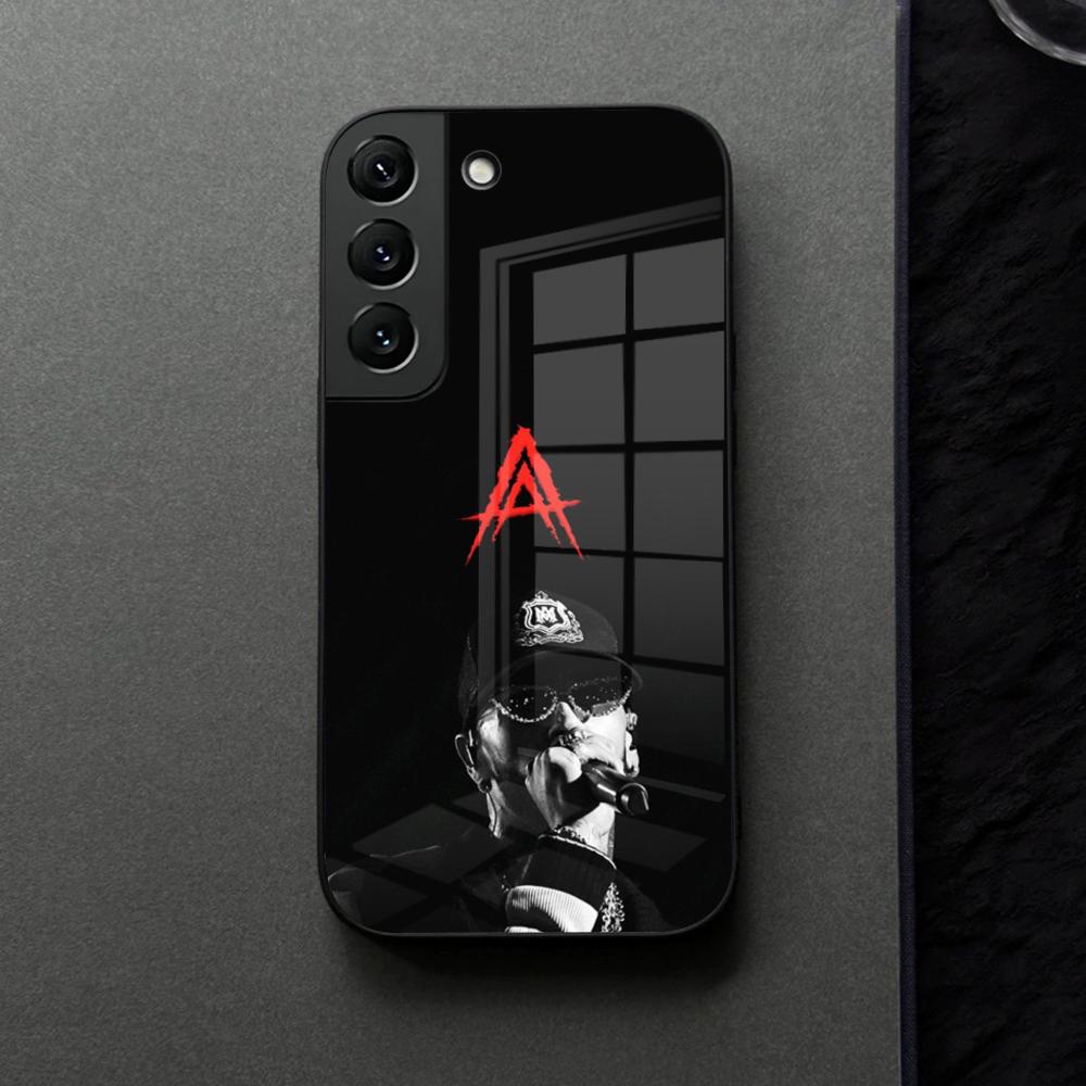 A-Anuel AA Стеклянный чехол для телефона Samsung Galaxy S21 S26 S25 S22 S20 S24 S23 Ultra Fe Plus A16 A34 A54 A24 Coque