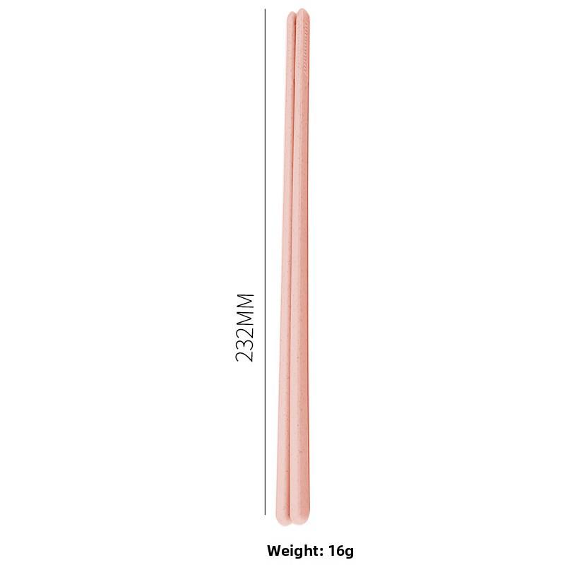 Складной портативный набор столовых приборов Wheat: Креативные складные палочки для еды, вилка, ложка, пластиковый дизайн для студентов