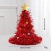 Tree Christmas Topper Hat With Plush Ball Decor For Home Decor Celebrations And