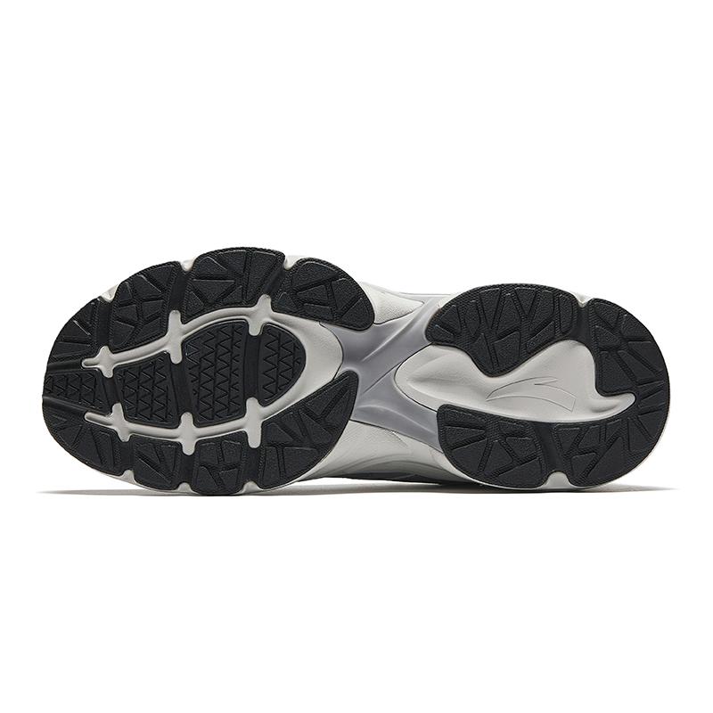 Anta Ta801 Спортивные удобные нескользящие износостойкие дышащие низкие повседневные туфли мужские кроссовки серые серебристые 912518803-1