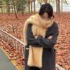 New Winter Imitation Red Fox Fur Fur Scarf Women's Retro Atmosphere Fashionable Thick Warm Scarf