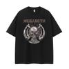 Megadeth Megadeth Band Vintage American Street Men and Women Loose Cotton Rock Short Sleeve T-Shirt