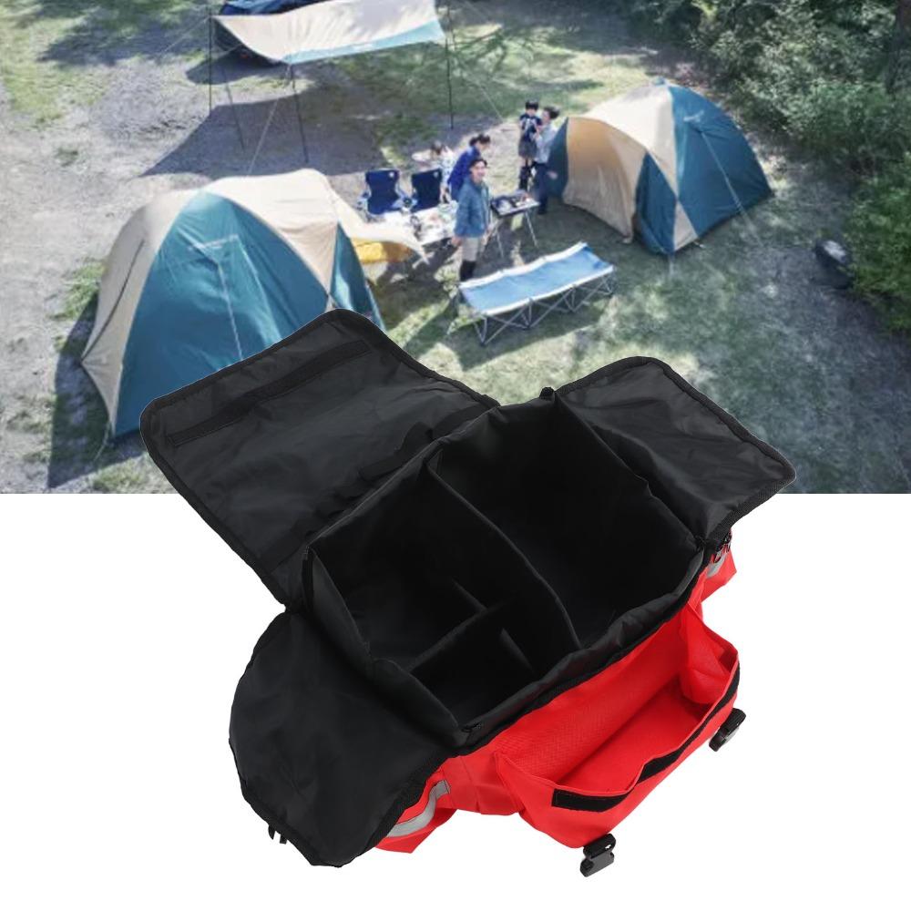 Large Capacity First Responder Bag Reflective Striping Fire Gear Bag Durable Emergency Bag  Hiking