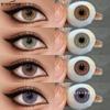 Colored Contact Lenses New Style Pink Coffee Gentle Lenses Purple Gray Fashionable Color Lenses Light Brown Lenses 1 Pair