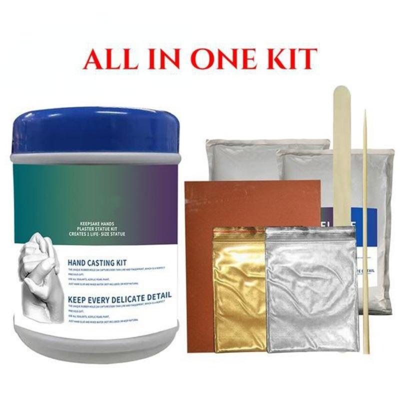 Couple Hand Mold Set, Plaster Hand Mold Casting Set for Holiday Events, Weddings, Couple Gifts