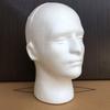 Пенопластовая голова манекена для париков, шляп, шарфов, легкая подставка для дисплея, для DIY-раскрашивания, салонная