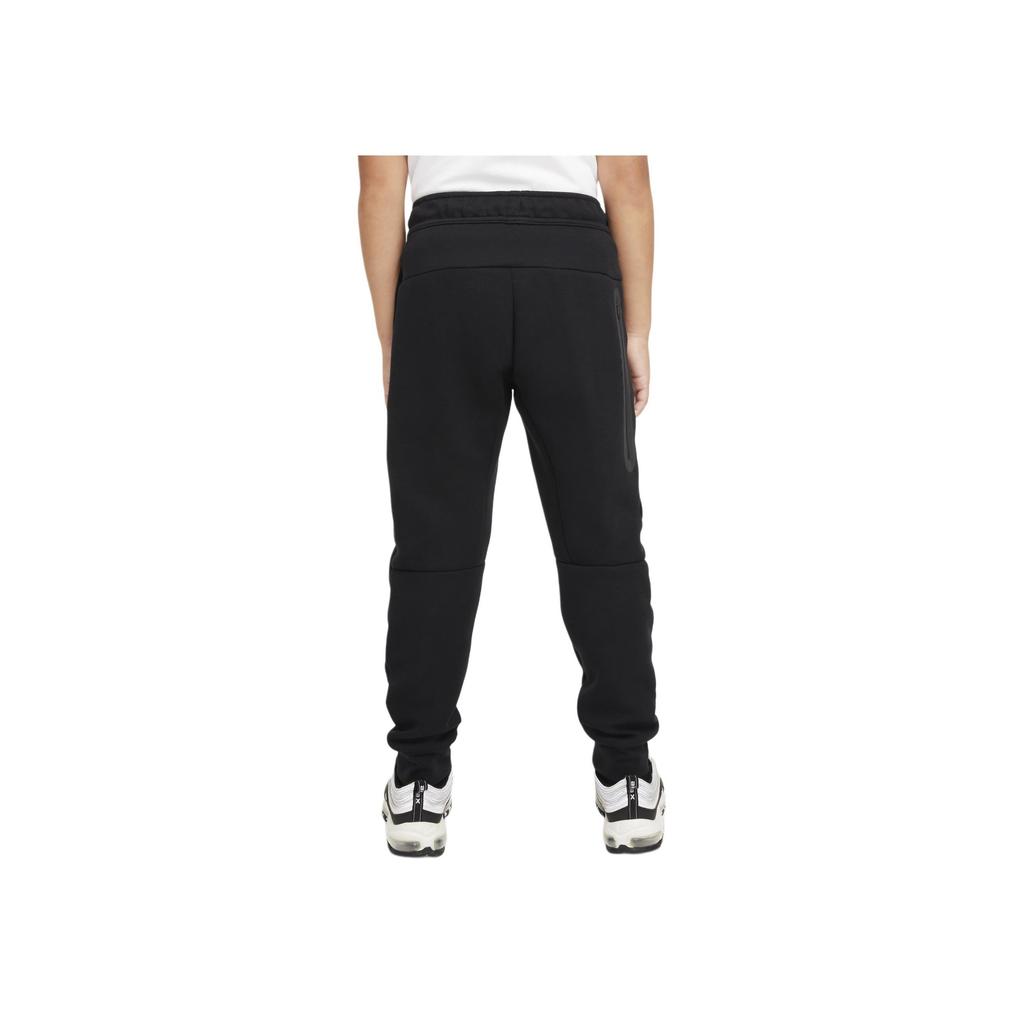 Nike Sportswear Tech Fleece Stylish Comfortable Soft Versatile Knit Joggers Kids Joggers Black HV5869-010