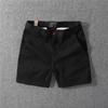 Мужские летние повседневные шорты облегающего кроя: Модная, слегка эластичная, длина три четверти для пляжа или работы