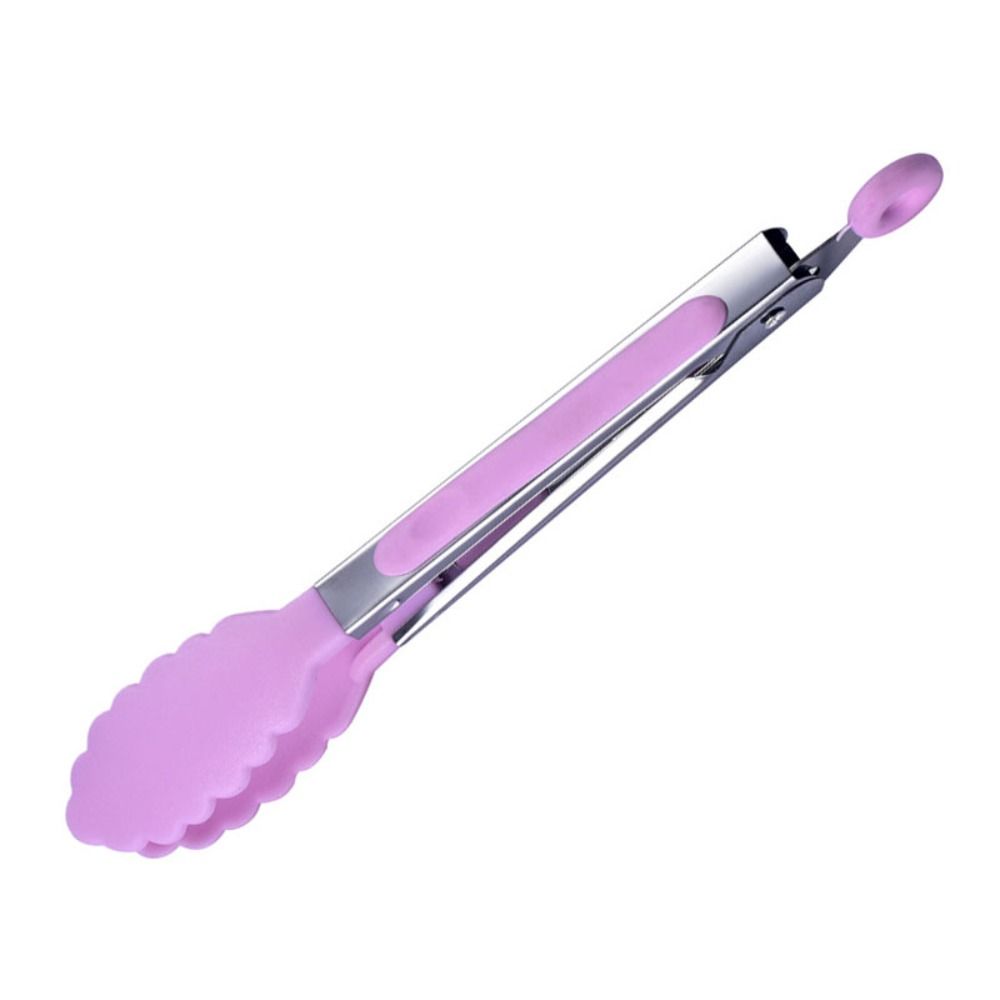 Кухонные принадлежности Нержавеющая сталь Силикон Зажим для еды Щипцы для еды Щипцы для салата Щипцы для готовки Щипцы-ухват