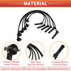 UXCELL 6 Pcs Car Spark Plug Coil Wires Ignition Coil Harness Cable Fit for Ford Explorer 2004-2010 6 Cyl 4.0L SOHC EFI