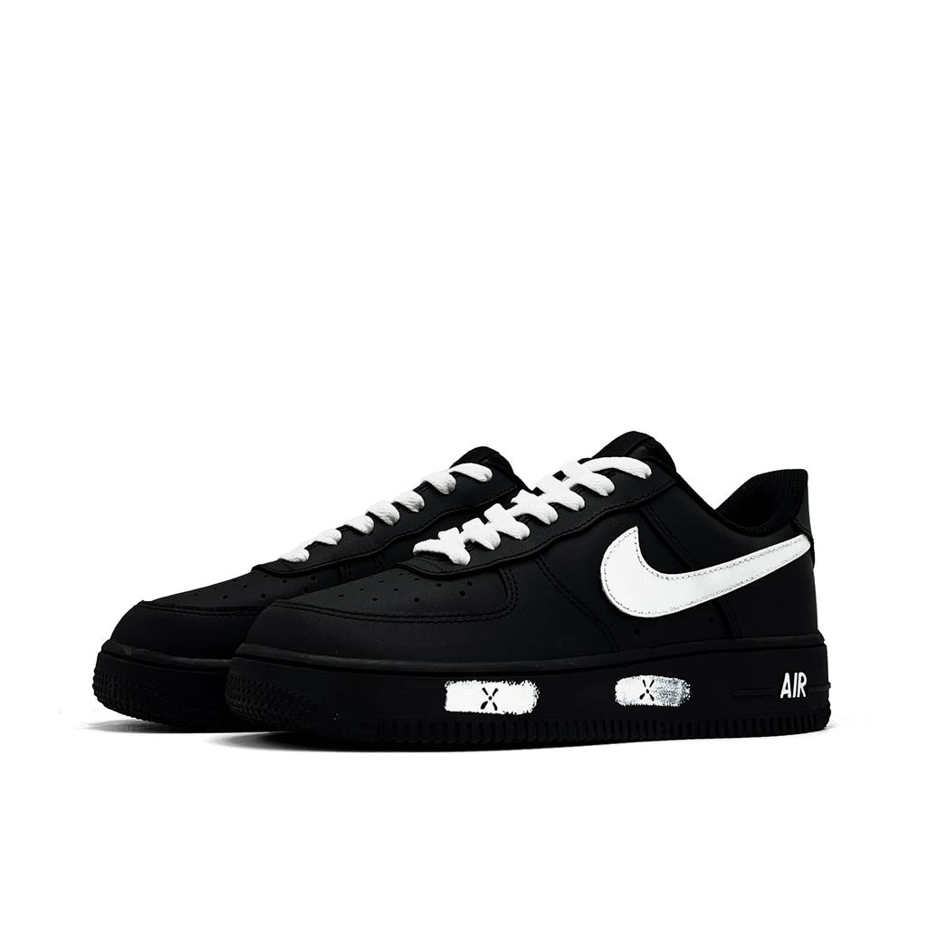 Nike Air Force 1 Paradox Of White 2 Leather Abrasion Resistant Low top Skateboard Shoes Unisex Black White CW2288-001(TEAM1615)