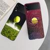 Теннисная ракетка Теннисный мяч Чехол для телефона Для Samsung Z Flip 7 6 5G Galaxy Z Flip 5 4 3 Черный Жесткий чехол-бампер Роскошный ПК-корпус Coque
