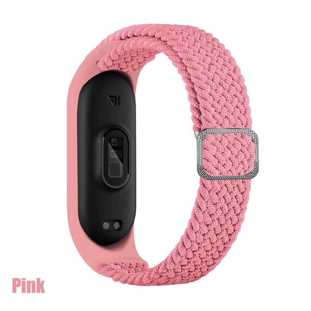 Strap for Mi Band 7 6 5 4 Elastic Adjustable Nylon Braided Miband6 Miband 5 Correa Wristband for Xiaomi Mi Band 4 3 5 6 Bracelet