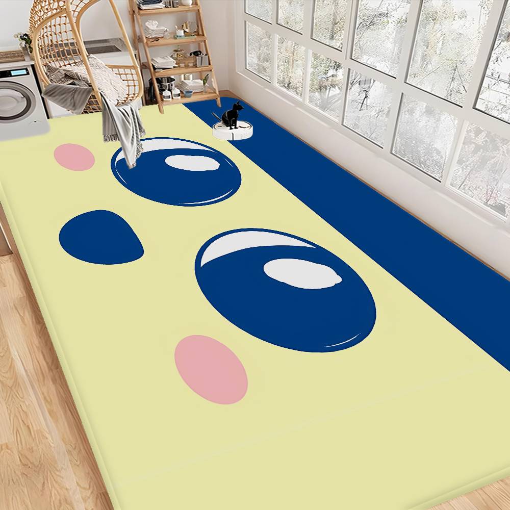Classic T-Tamagotchi Cut Friend Game Floor Mat Rectangle Anti-slip Home Soft Badmat Front Door Indoor Outdoor Mat Hotel