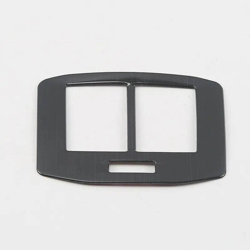 Для Volkswagen T-Roc T ROC 2017 2018 аксессуары внутренний подлокотник заднее вентиляционное отверстие крышка из нержавеющей стали накладка розетка переменного тока панель