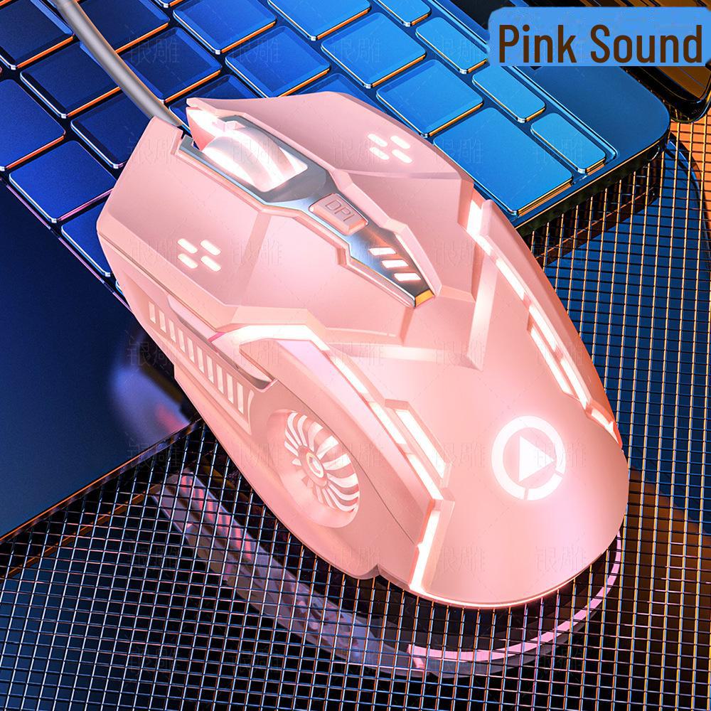 Проводная бесшумная игровая мышь Silver G5 с подсветкой — механическая конструкция для киберспорта и компьютерных аксессуаров